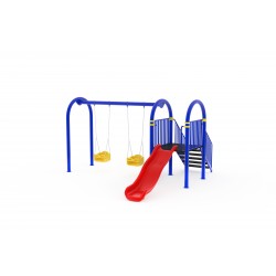 95 OE Metal Salıncaklı Kaydırak 95 OE Metal Salıncaklı Kaydırak